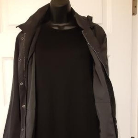 Chico’s Charcoal Grey Lightweight Stadium Coat - Picture 3 of 10